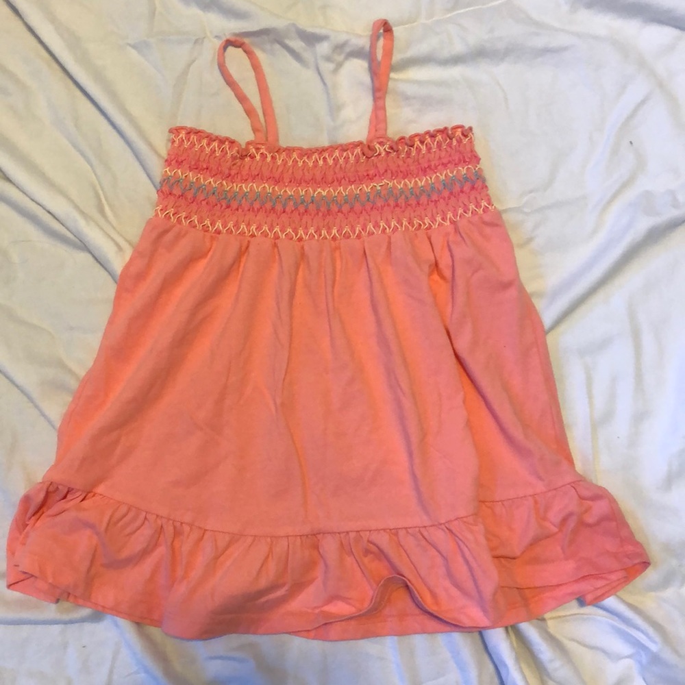 Girls Size L Smocked Tank Top